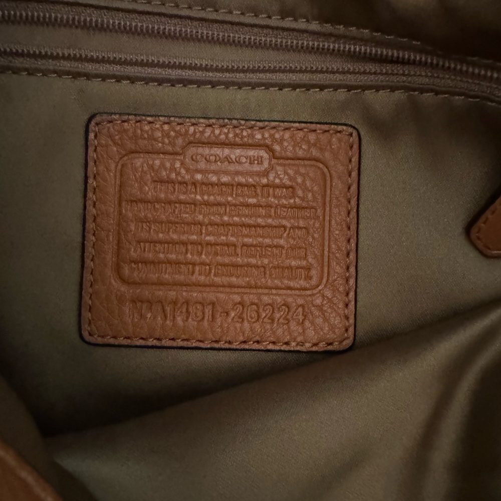 Coach Brown Leather Women's Bag (Phoebe) - Picture 7 of 12